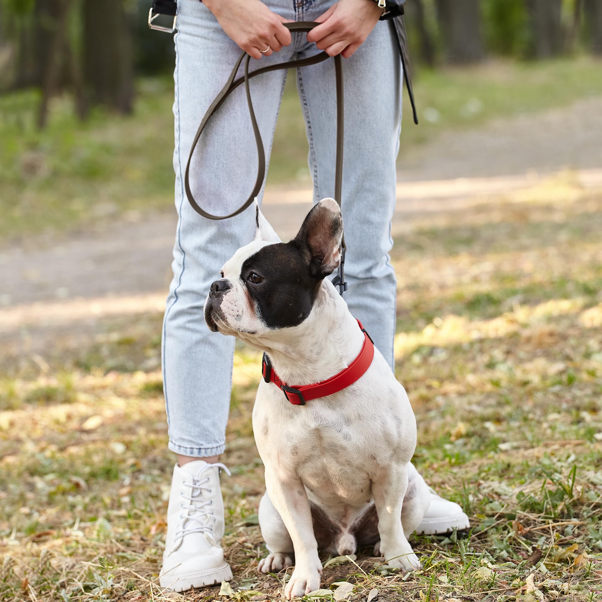 Producto hecho en Estados Unidos Dogline Biothane garantiza calidad.