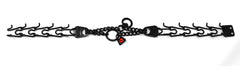 Ajustes removibles del collar prong Dogline para adaptar tamaño con facilidad.