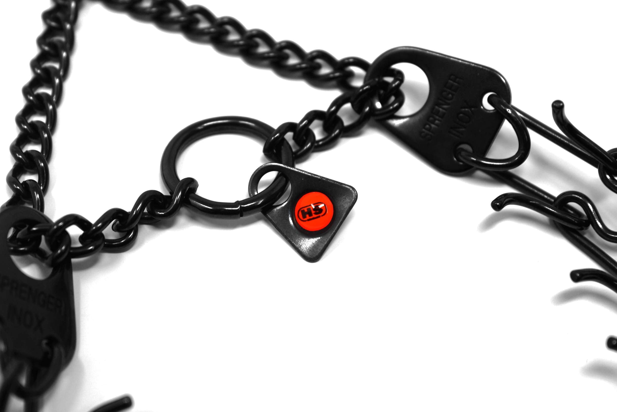 Dogline collar prong fabricado en Alemania garantiza calidad y durabilidad.