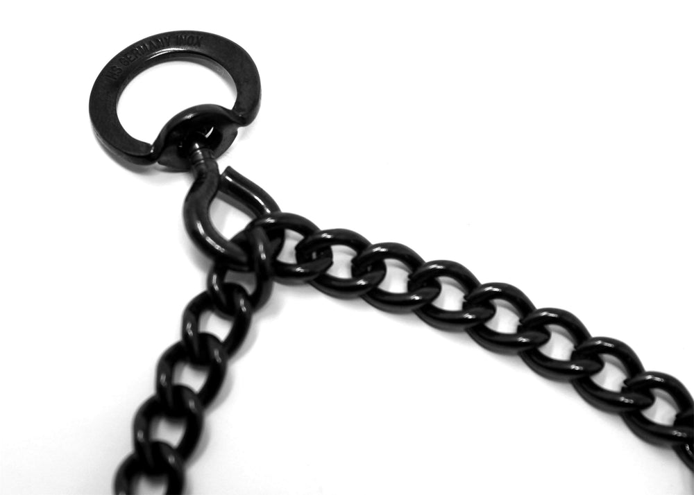 Collar prong resistente a la oxidación para uso prolongado al aire libre.