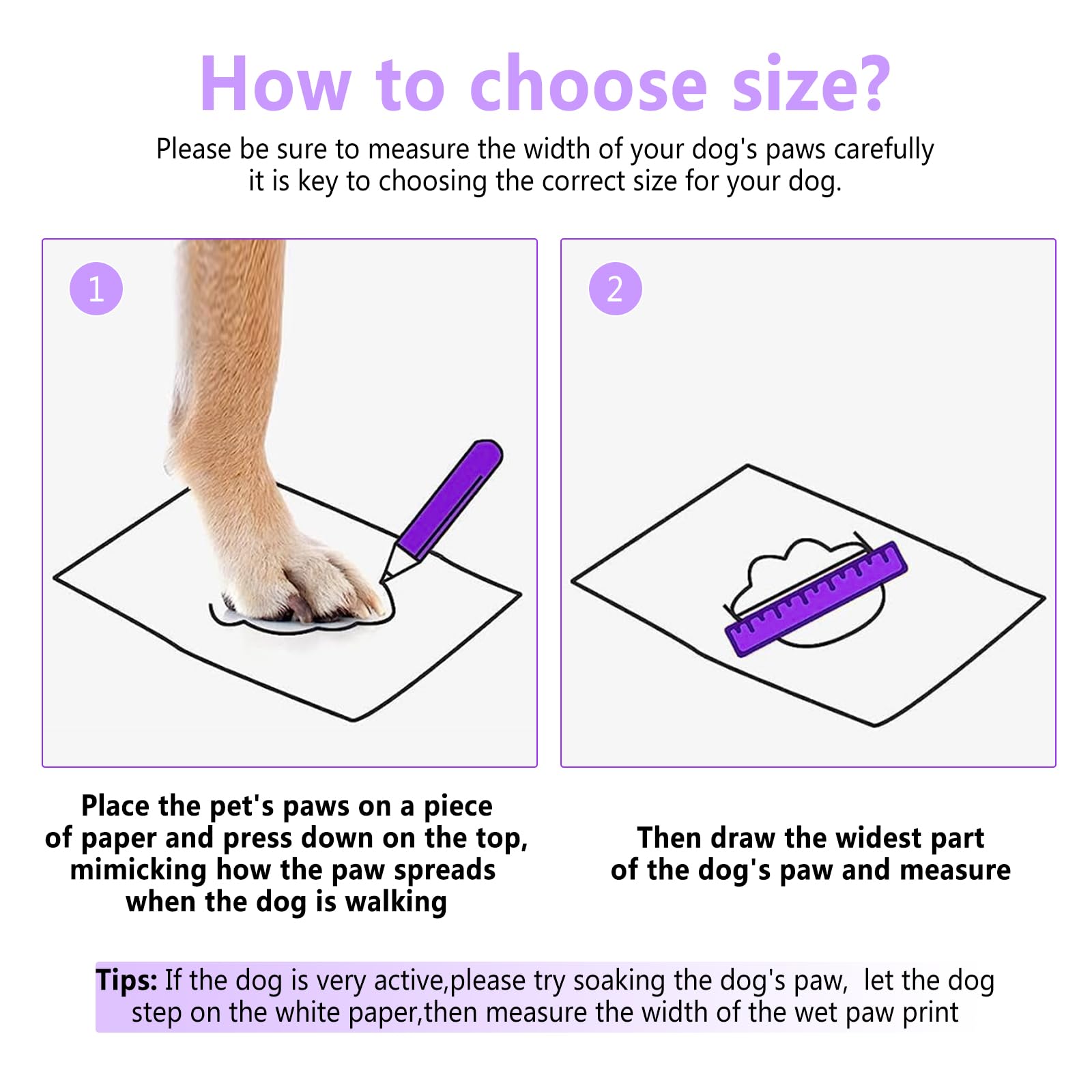 DOGOYS botas de perro, limpieza rápida y fácil para volver al paseo.