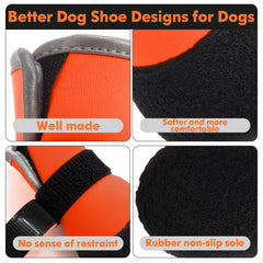 DOGOYS botas con protección para pavimento caliente y espinas.