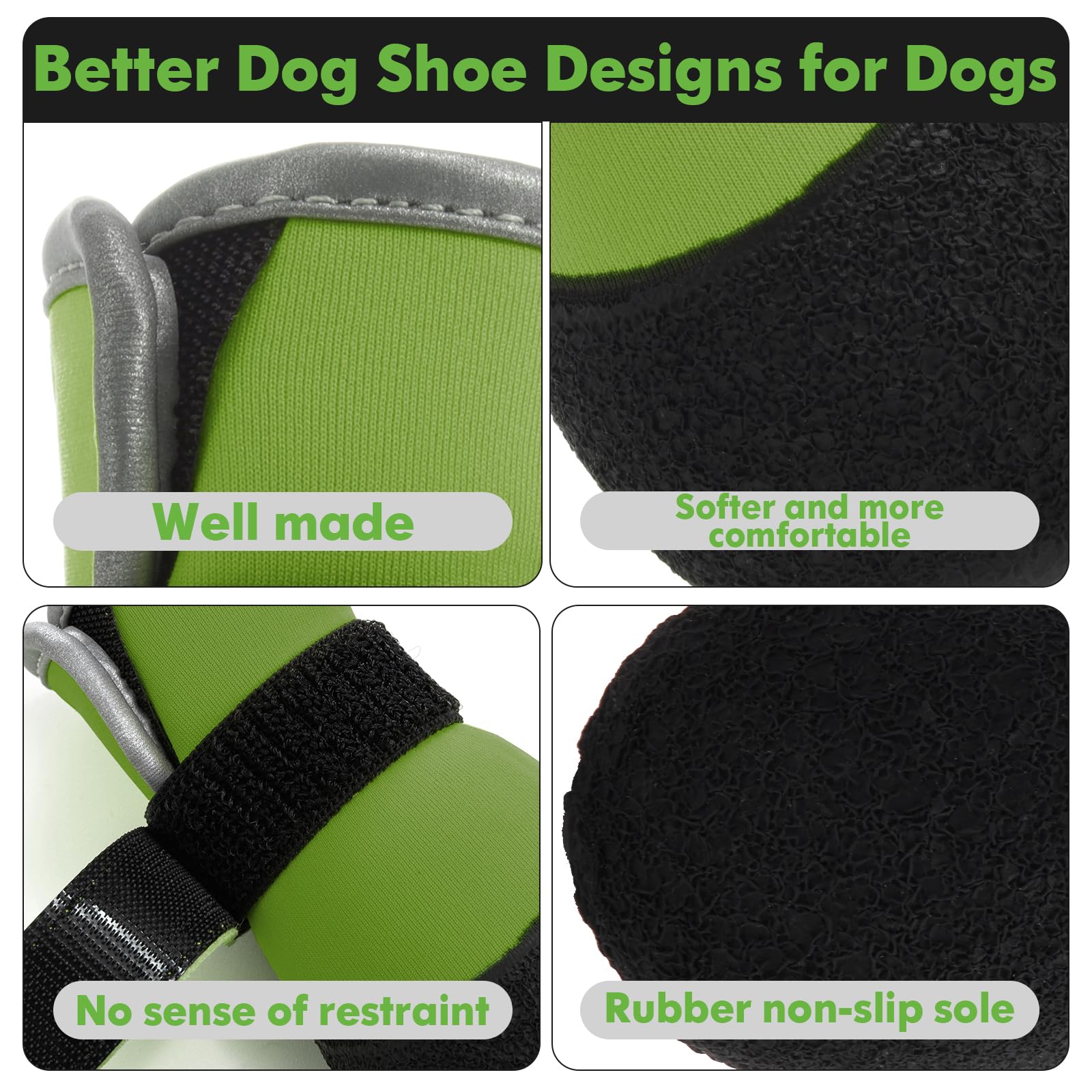Zapatillas DOGOYS para perros confortables y mayor libertad de movimiento.