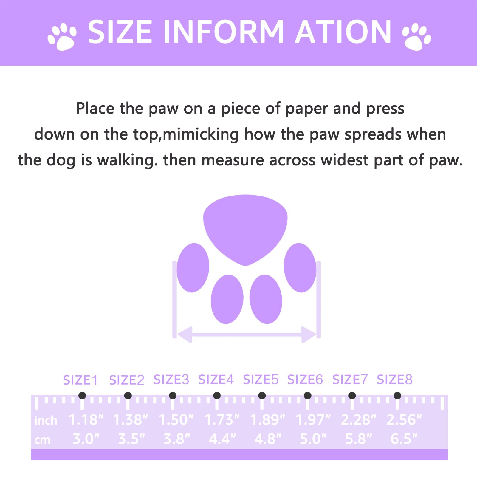 DOGOYS zapatos para perro morado, suela antideslizante para superficies resbaladizas.