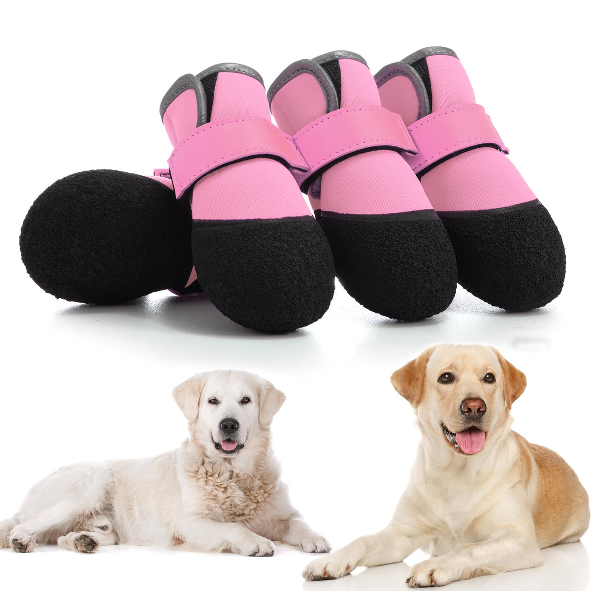 Zapatos para perros DOGOYS con suela rugosa para mayor tracción en exterior.