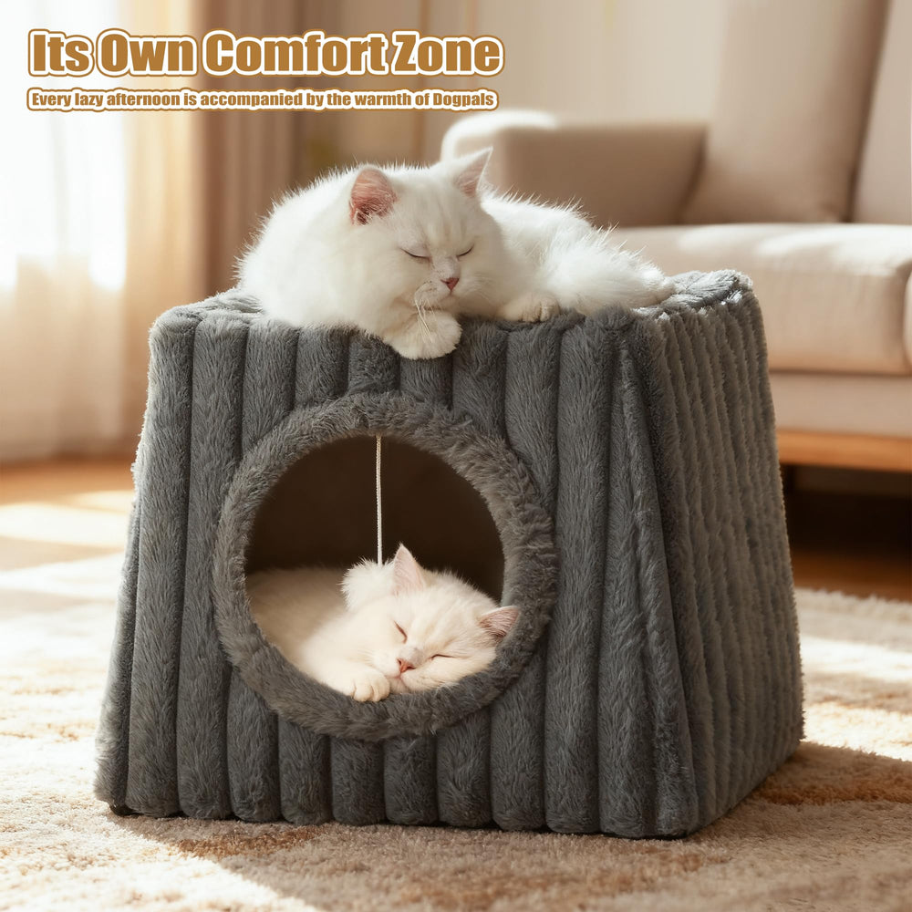 Dogpals cama-espacio-amplio-gatos, zona de descanso adecuada para varias mascotas.