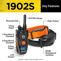 Collar ergonómico Dogtra 1902S para cuello cómodo y seguro.