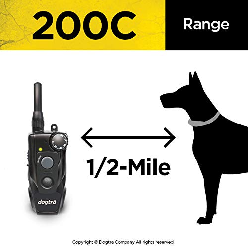 Dogtra 200C baterías con carga rápida para sesiones sin interrupciones.