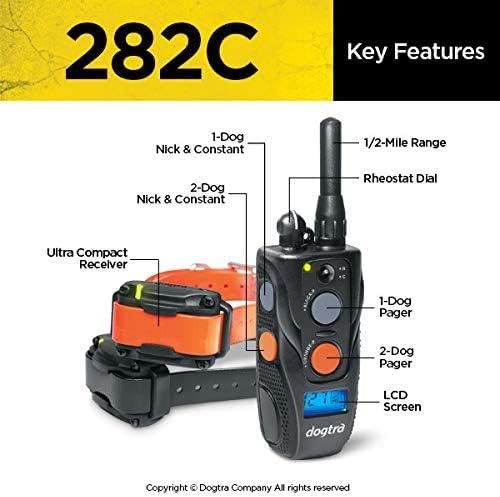 Dogtra 282C receptor compacto, ideal para razas pequeñas