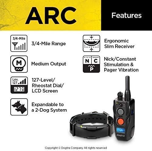 Dogtra ARC Slim, impermeable IPX9K para entrenamientos en condiciones húmedas.