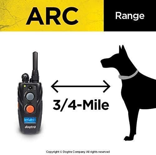Dogtra ARC Slim, pantalla de cristal líquido legible y ajuste de niveles preciso.