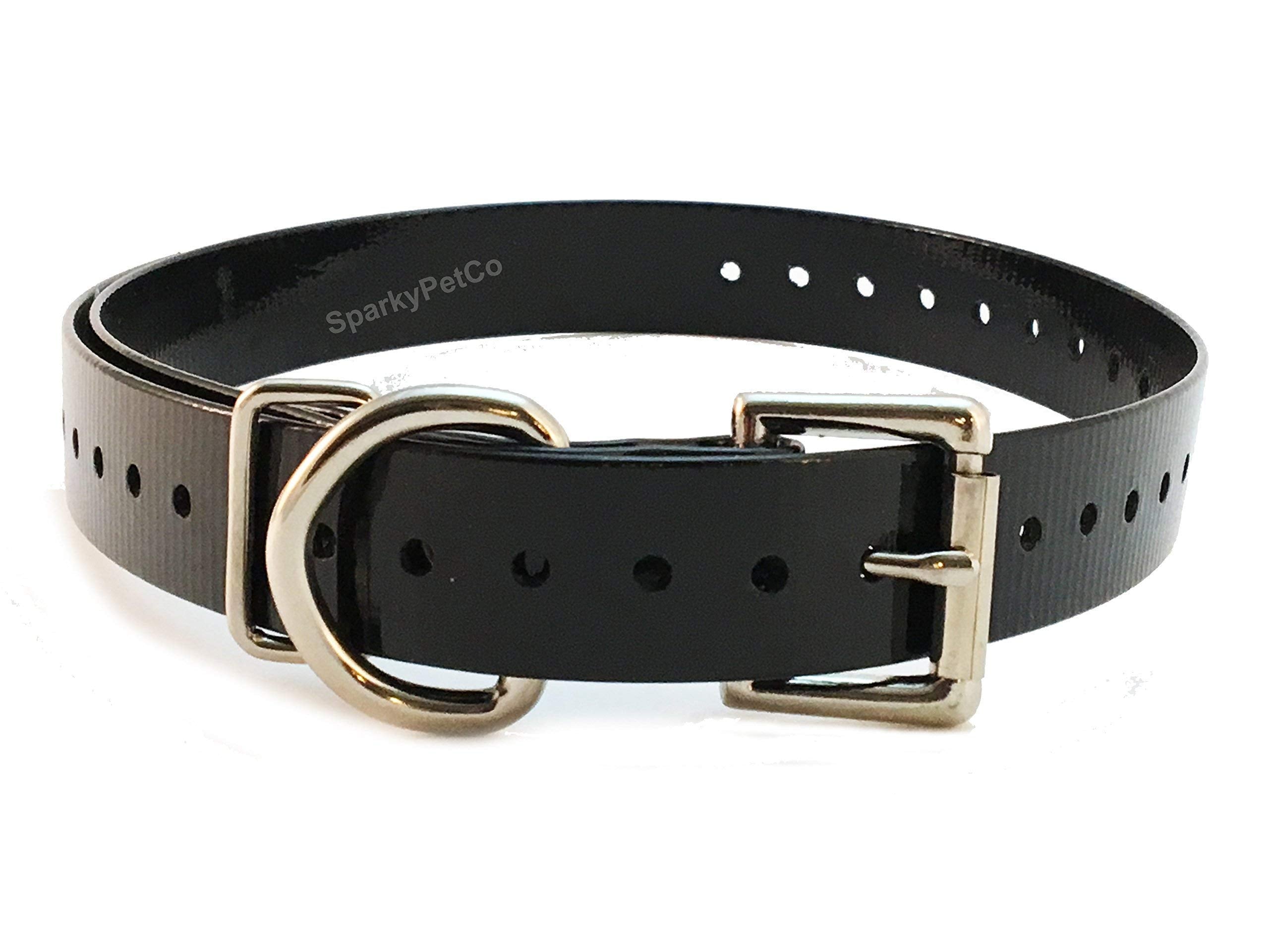 Dogtra correa repuesto negra 3-4x28 pulgadas, compatibilidad amplia para collares eléctricos
