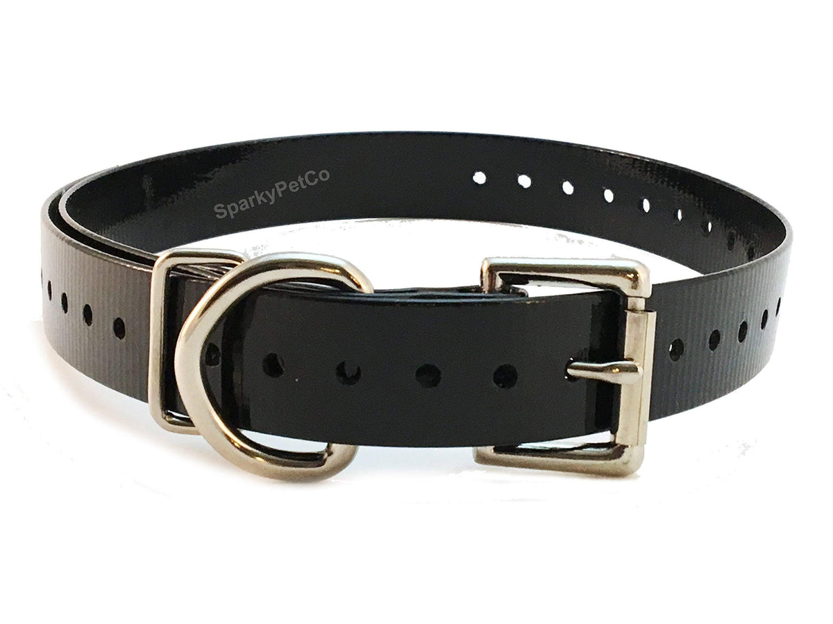 Dogtra correa repuesto negra 3-4x28 pulgadas, compatibilidad amplia para collares eléctricos