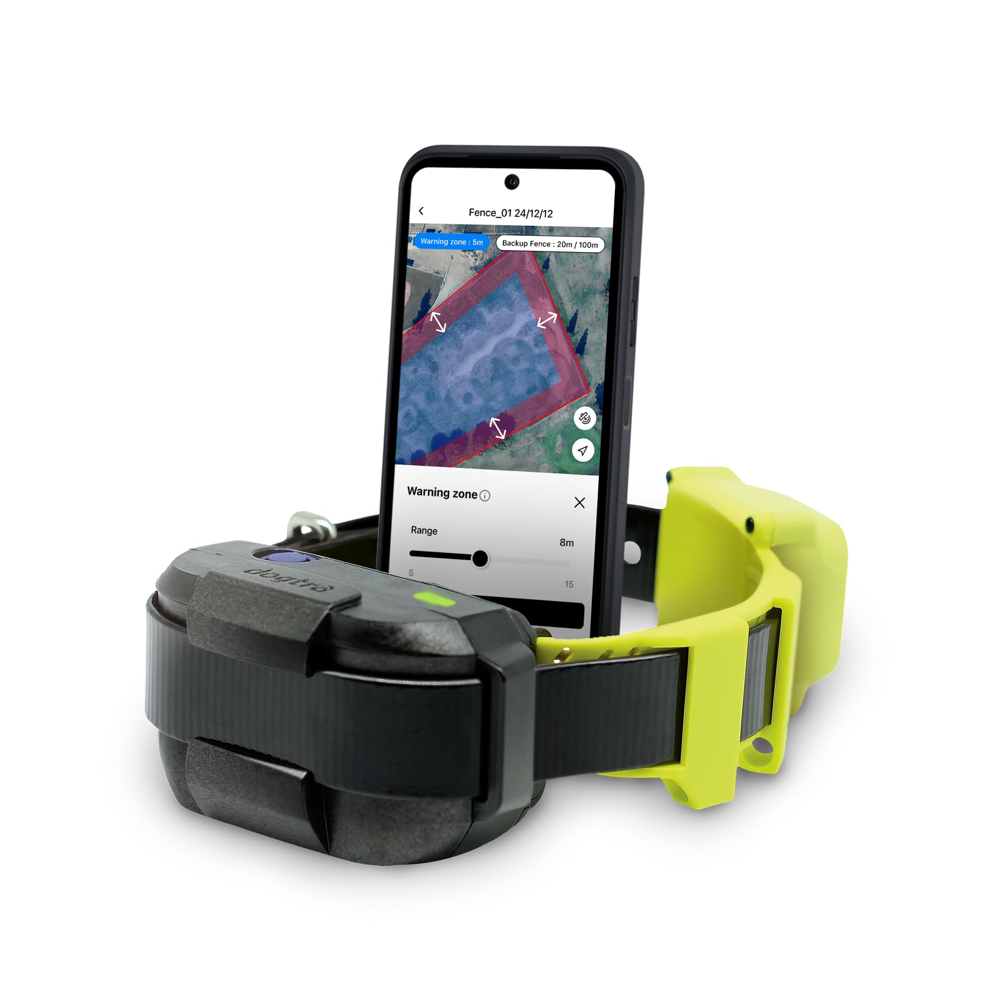 Dogtra GPS Fence: aplicación para configurar zonas virtuales fácilmente.