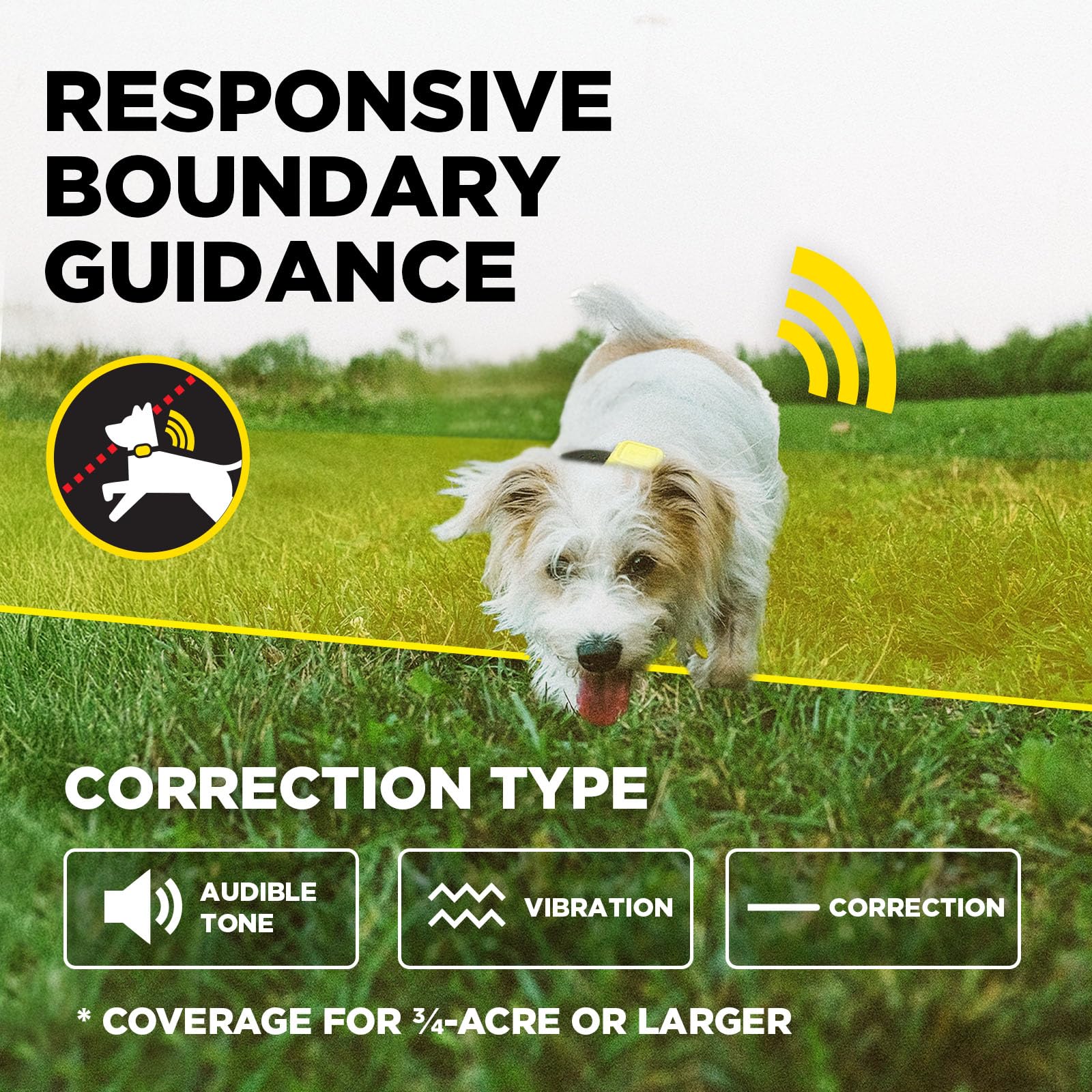 Dogtra GPS Fence: seguro para perros de 15 libras o más.