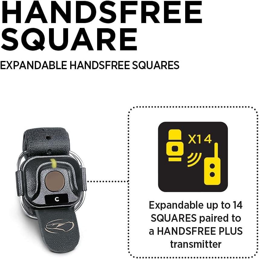 Dogtra HANDSFREE Square listo para emparejarse con el transmisor.