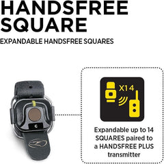 Dogtra HANDSFREE Square listo para emparejarse con el transmisor.