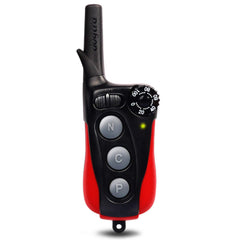 Dogtra iQ Plus control remoto de una mano para ajustar niveles sin mirar.