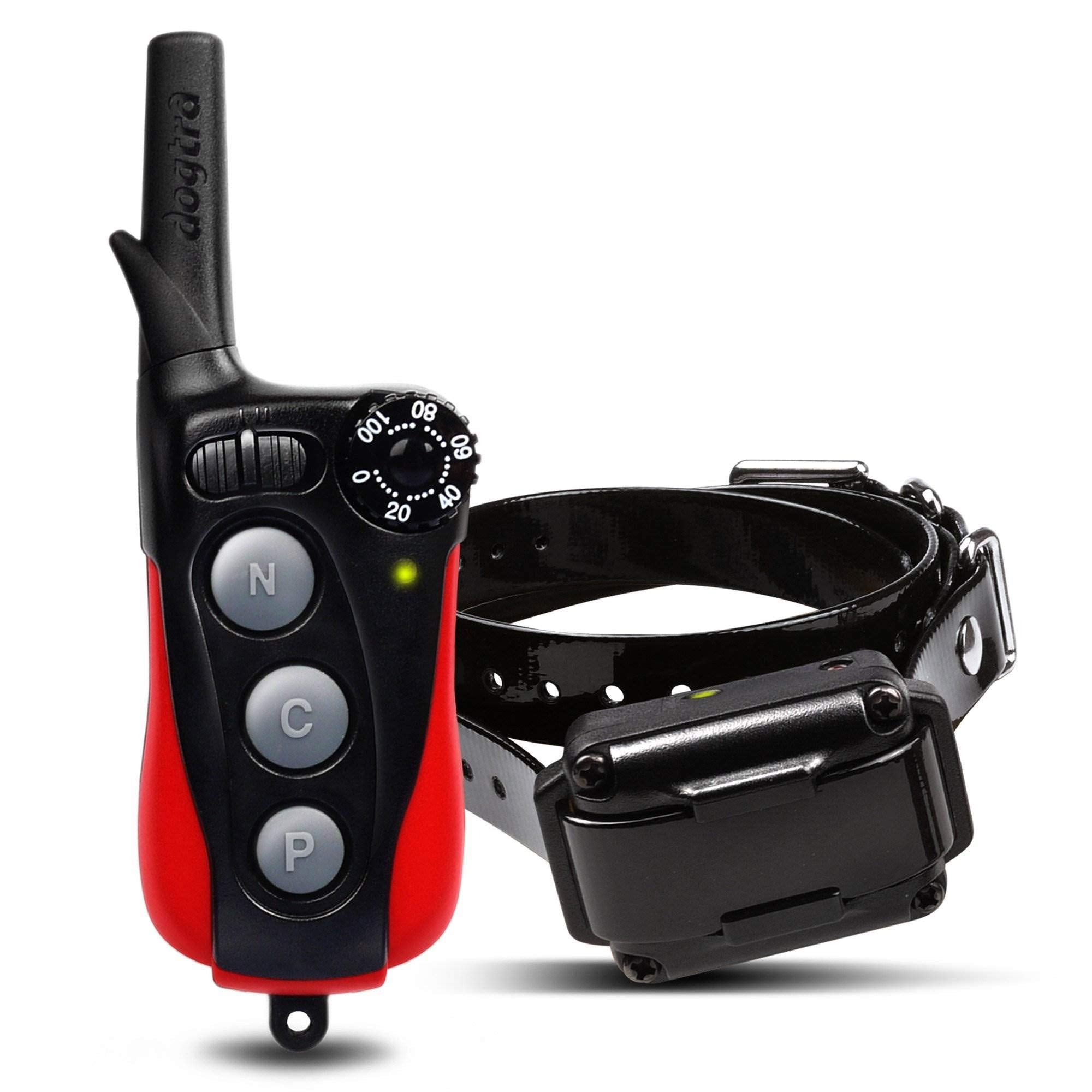 Dogtra iQ Plus receptor ultra-compacto para perros pequeños, cómodo y discreto en el cuello.