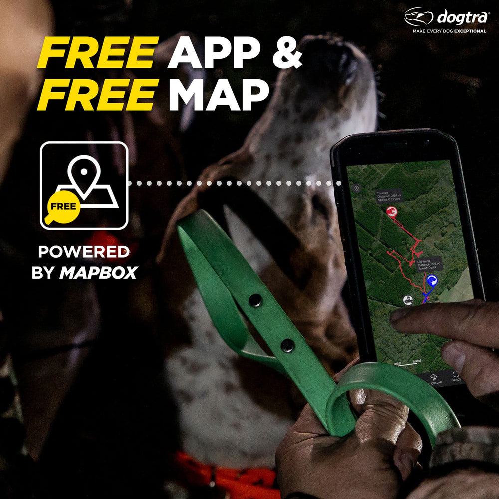 Dogtra Pathfinder 2 aplicación móvil en modo offline para entrenamientos
