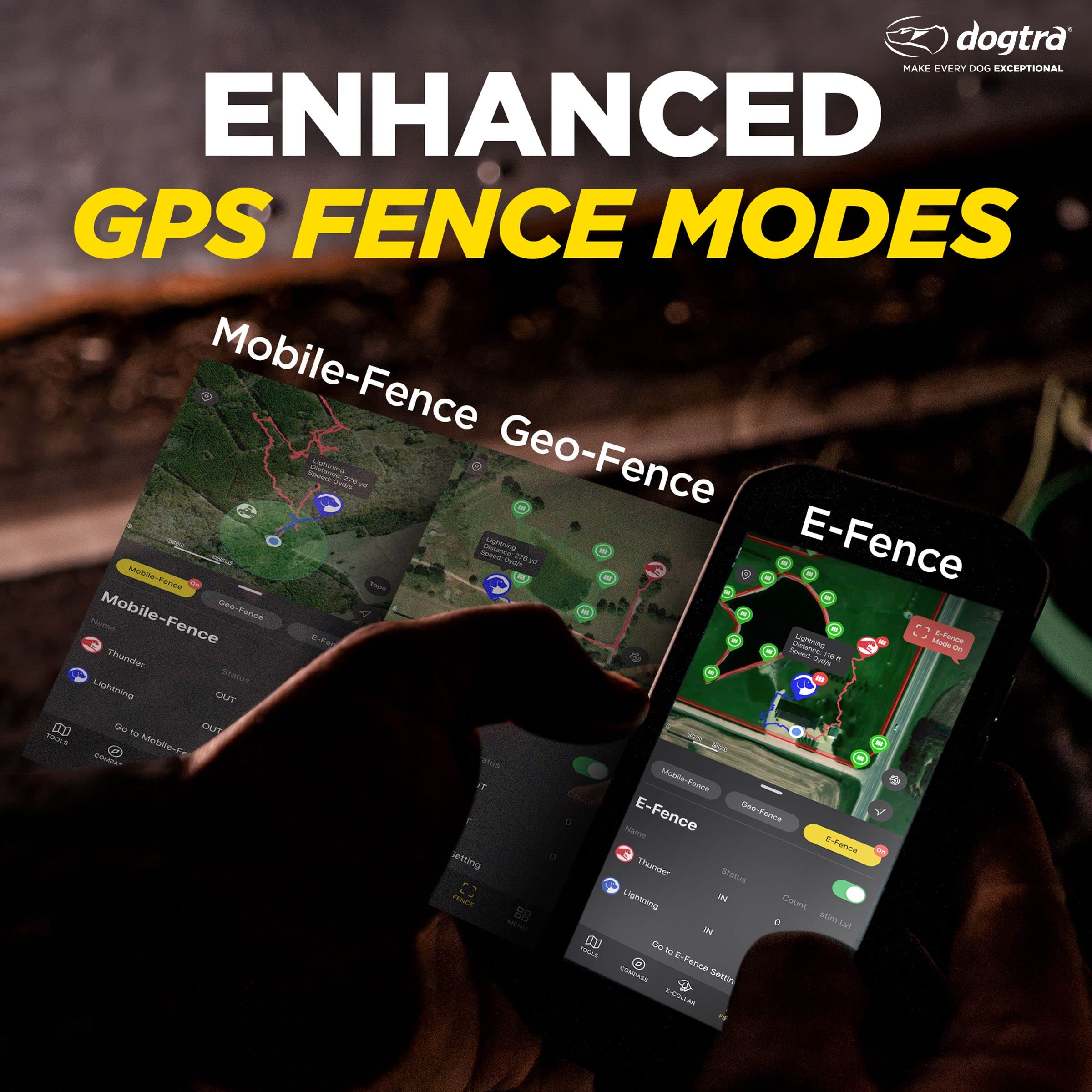 Dogtra Pathfinder 2 GPS preciso con actualización cada 2 segundos