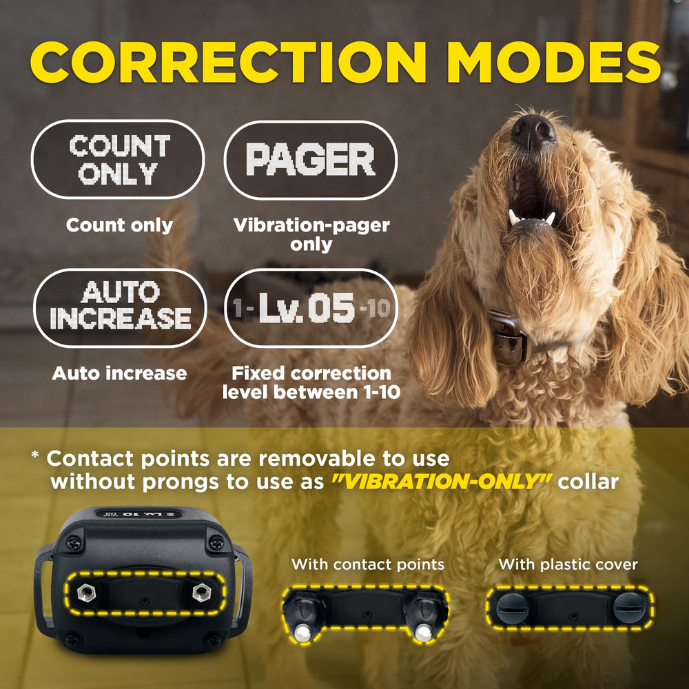 Dogtra Smart NOBARK diseño IPX9K resistente al agua para uso diario.