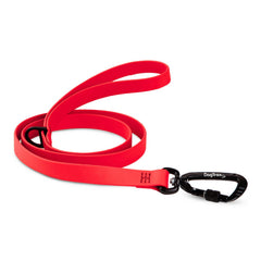 DogTraxs correa para perro roja rubí, paseos más seguros.