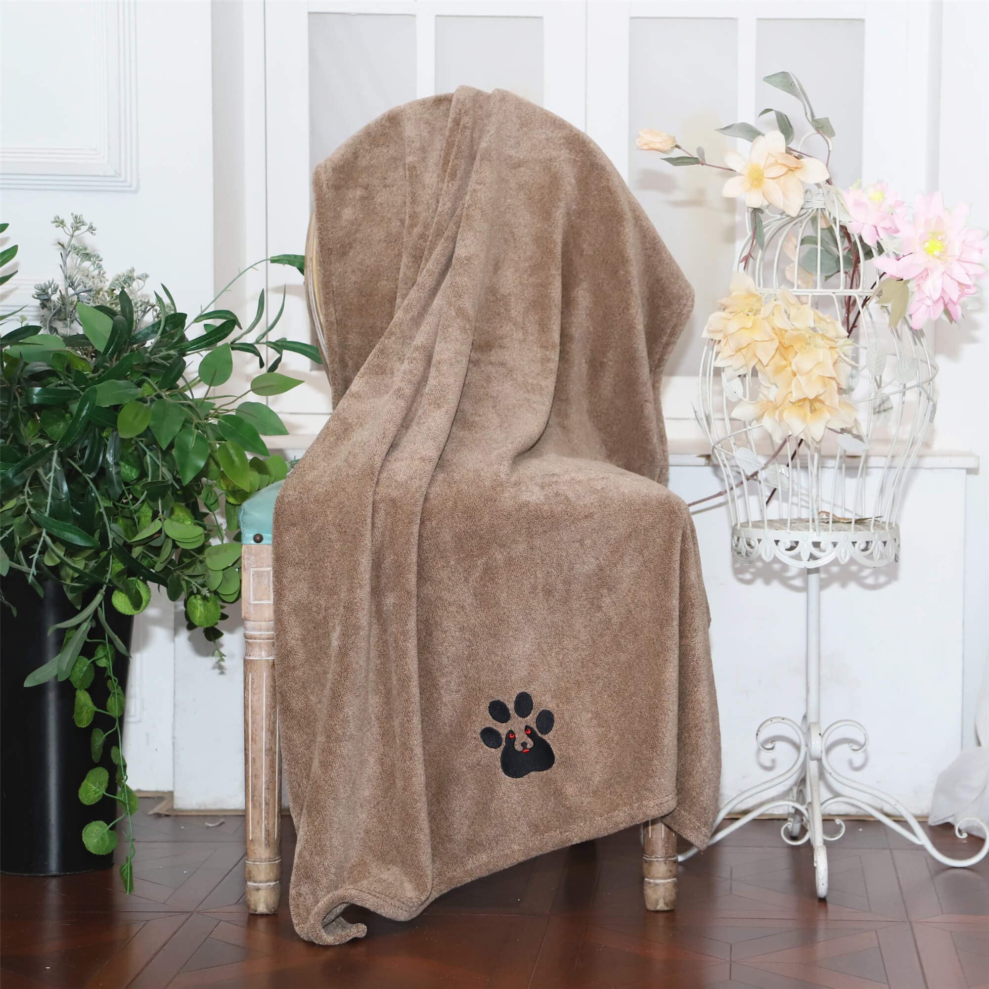 Dogvingpk: toalla-perro-lavable-a-maquina fácil de limpiar.