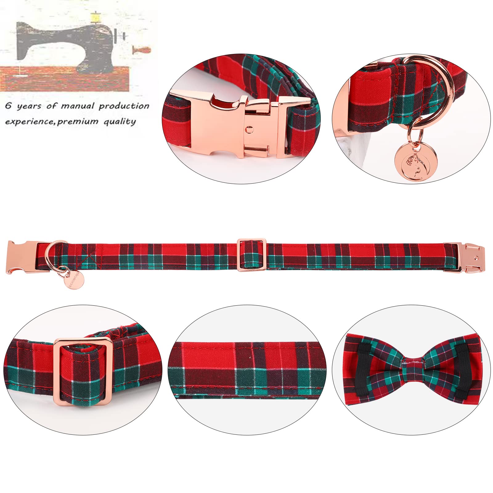 DOGWONG collar con ajuste cómodo para perros activos.