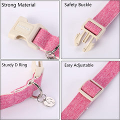 DOGWONG collar con anilla en D para correa segura.