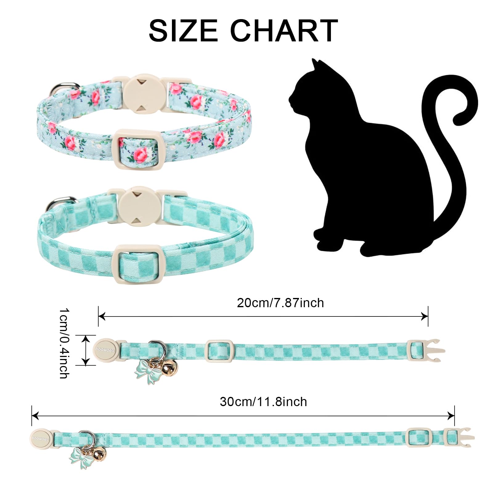 DOGWONG collar con campana, ayuda a localizar al gato en casa
