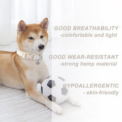 Costuras resistentes del collar DOGWONG para durabilidad