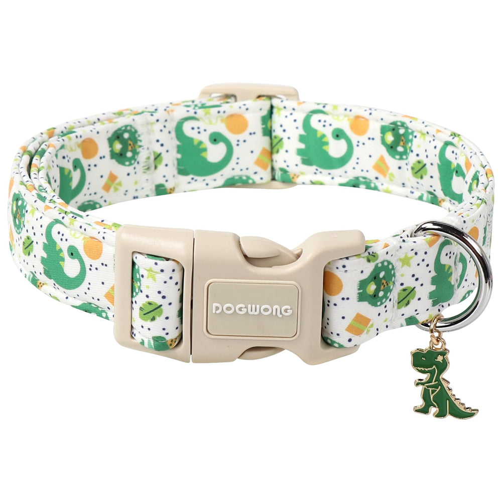 DOGWONG Collar Dinosaur hebilla: hebilla duradera para ajuste seguro y cómodo.