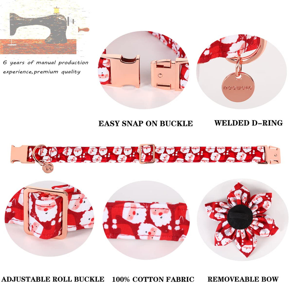 DOGWONG flor removible en collar, ofrece versatilidad de looks.