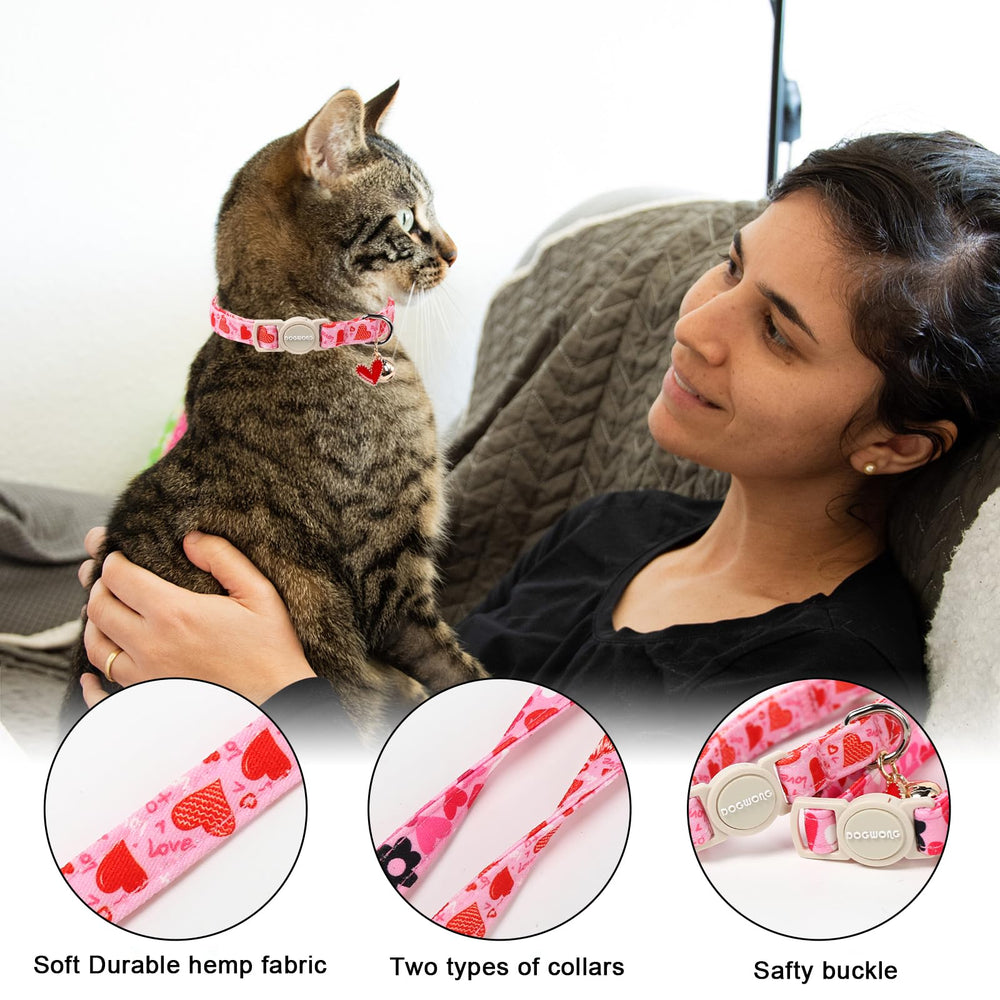 DOGWONG collar ajustable 7-12 pulgadas, comodidad personalizable.