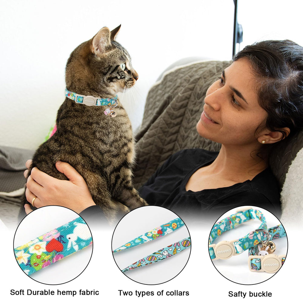 DOGWONG collar gato campana, sonido suave para saber dónde está tu mascota.