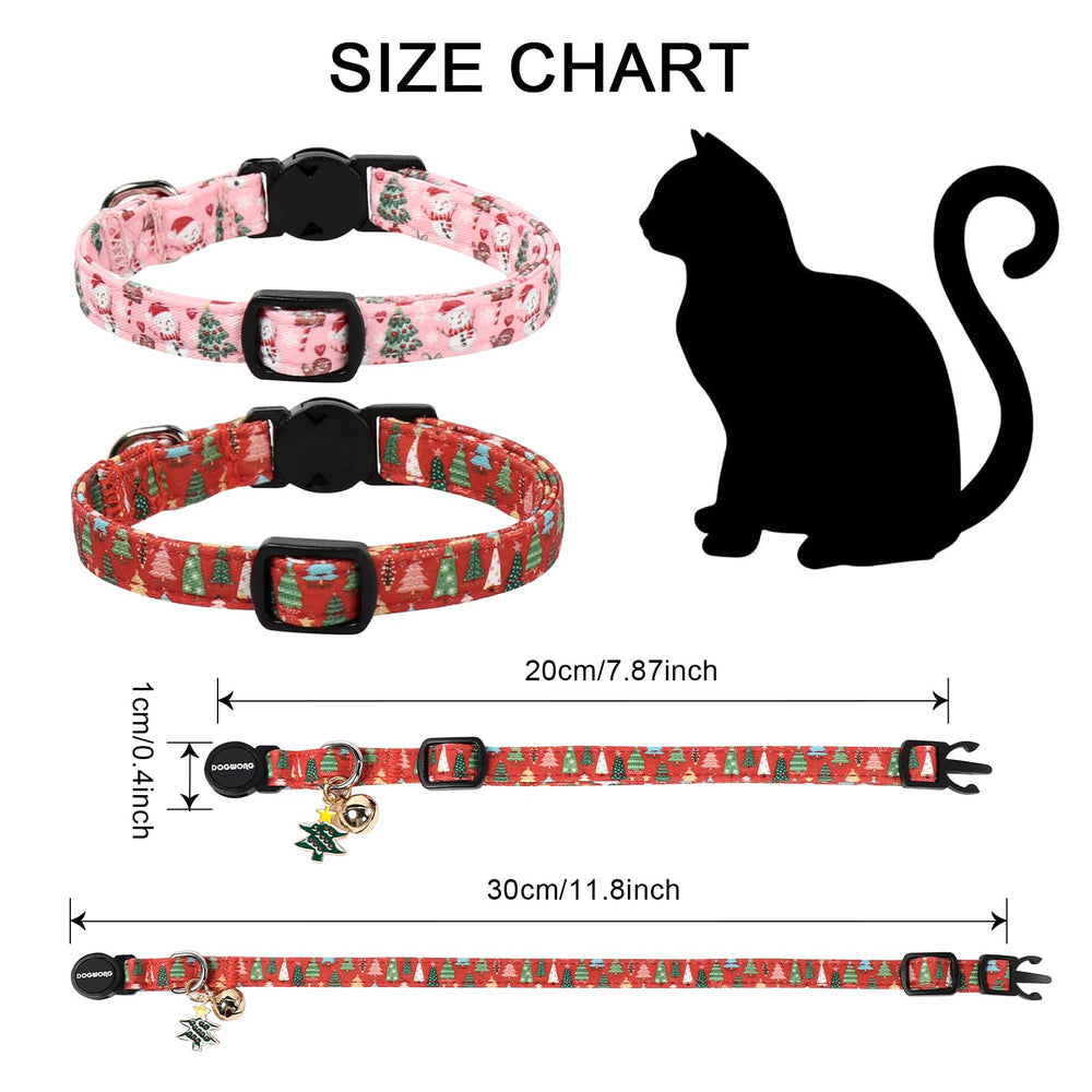 DOGWONG collar con diseño de muñeco de nieve, ideal para fotos navideñas.