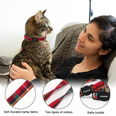 Collar DOGWONG con hebilla segura, fácil de quitar ante emergencias