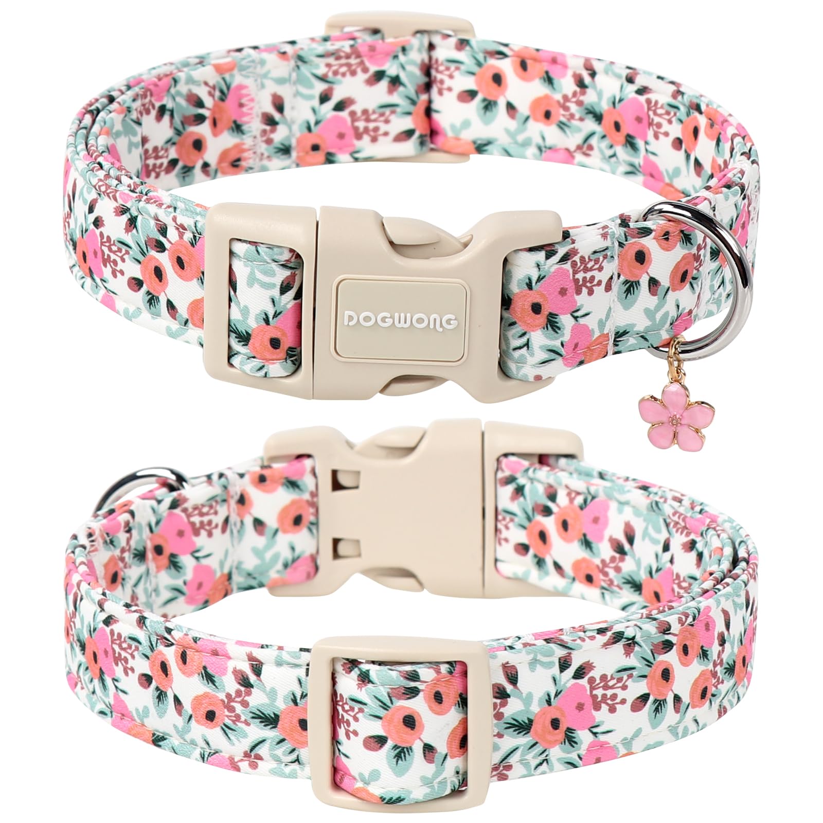 Collar DOGWONG algodón ligero para piel sensible.