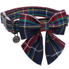 DOGWONG collar navidad lazo caballero para paseos festivos