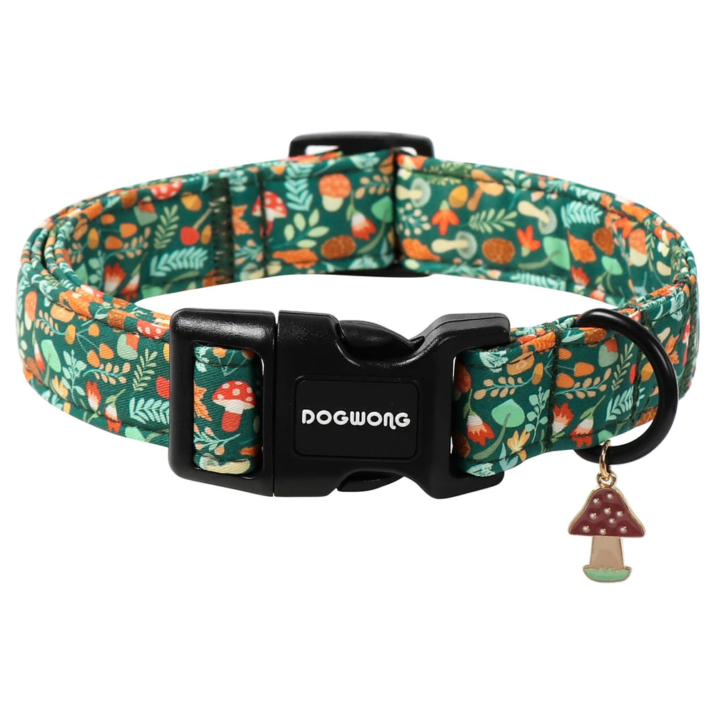 DOGWONG collar otoño talla M, ajuste cómodo para perros medianos.