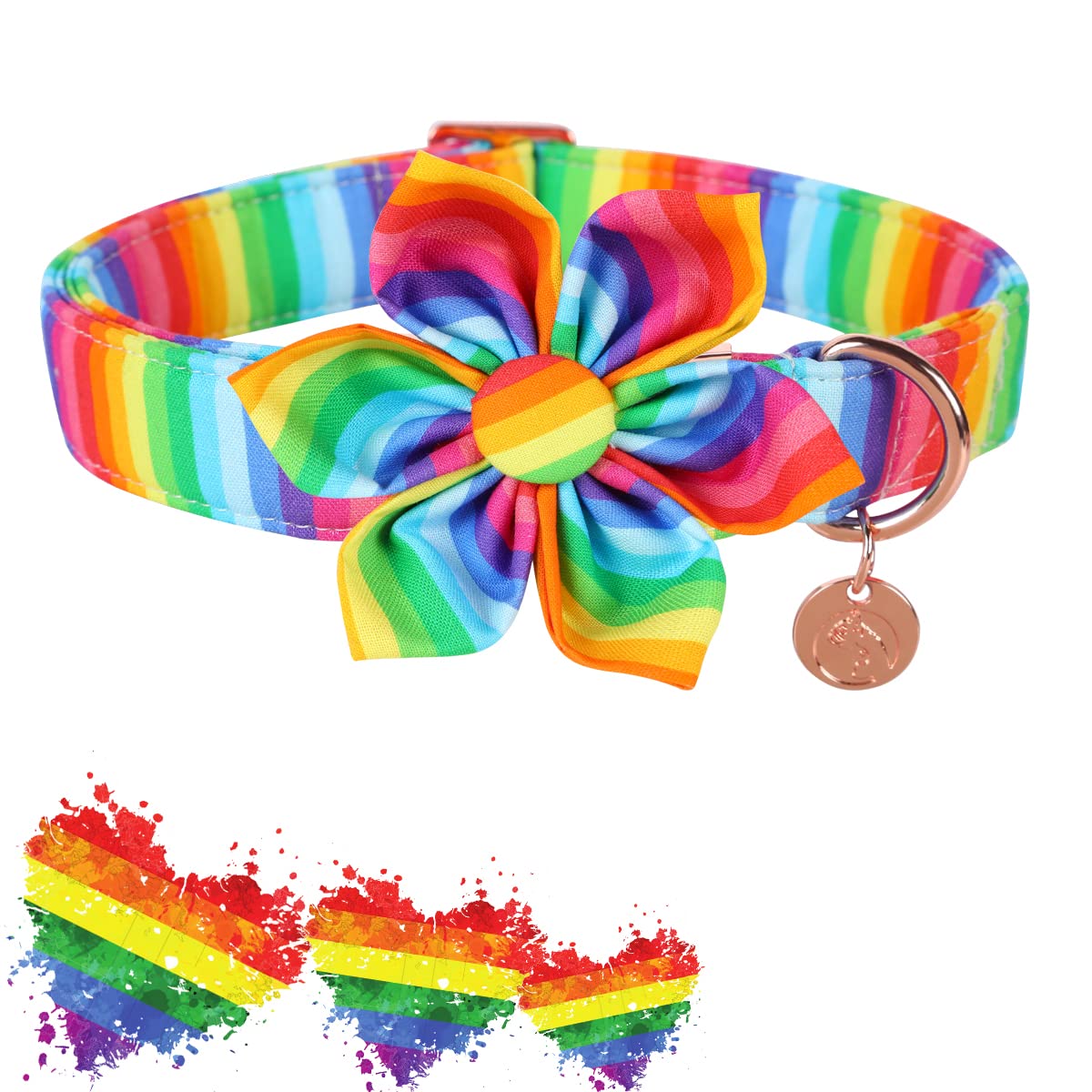 Collar DOGWONG con ajuste ajustable para perros de diferentes tamaños.
