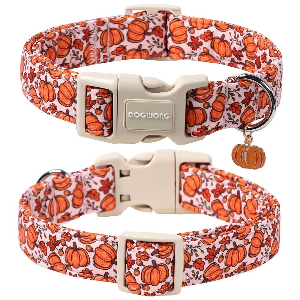DOGWONG collar algodón suave para comodidad diaria de la mascota.