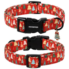 DOGWONG collar perro algodón suave, diseño ligero para piel sensible.