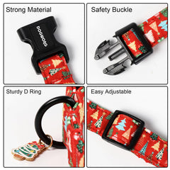 DOGWONG collar perro hebilla plástica duradera, fácil de poner y quitar.