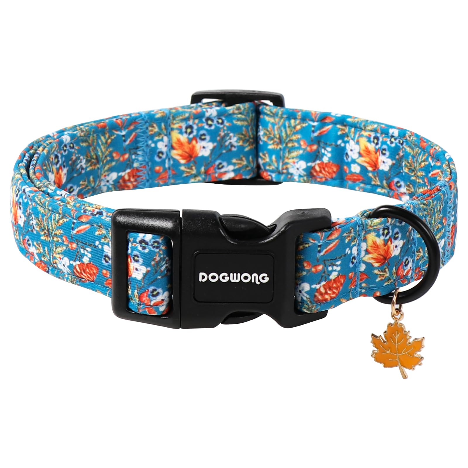 Collar DOGWONG otoño arce con hojas, cómodo para paseos.
