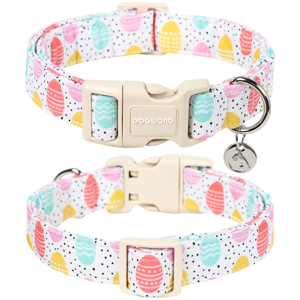 DogWong collar Pascua sin irritación, tela suave para la piel del perro