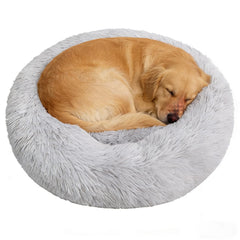 Doimier cama-donut-calma-perro-grande: comodidad suave para dormir