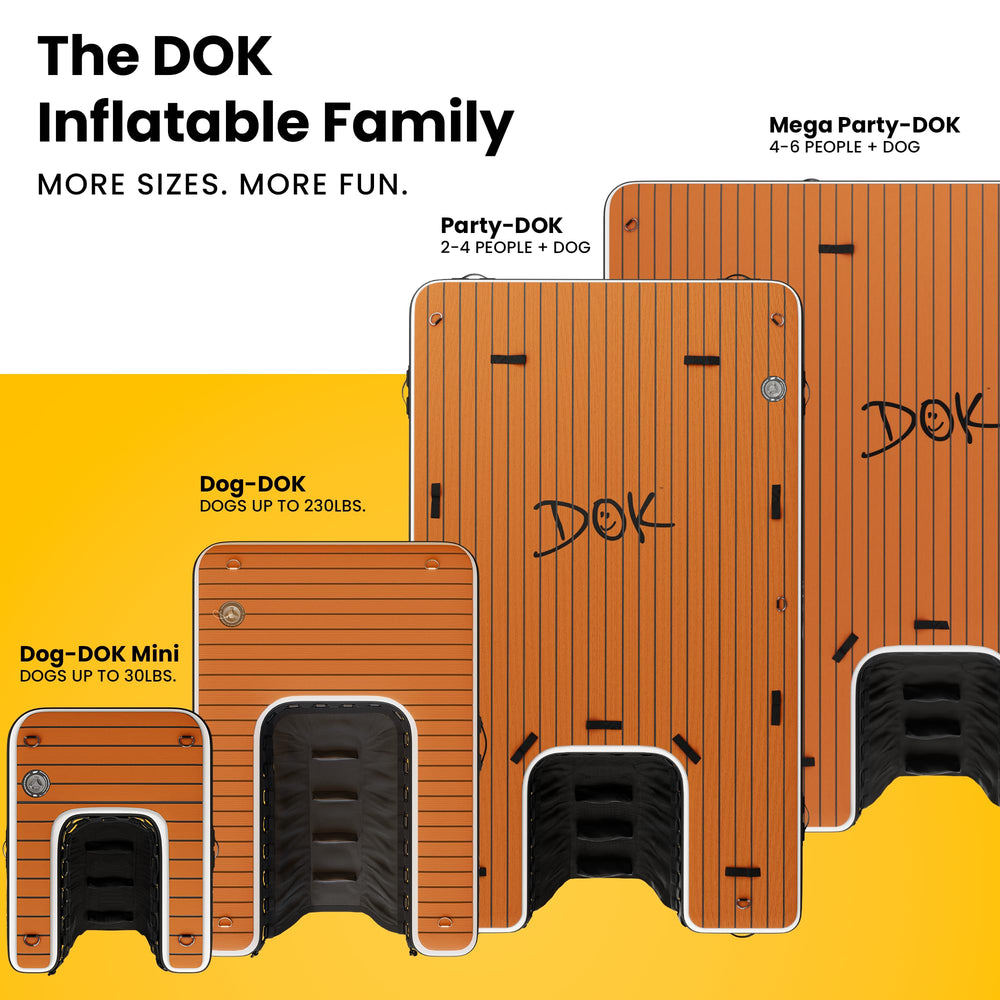 DOK Dog-DOK Mini uso versátil en piscina, muelle o lago.