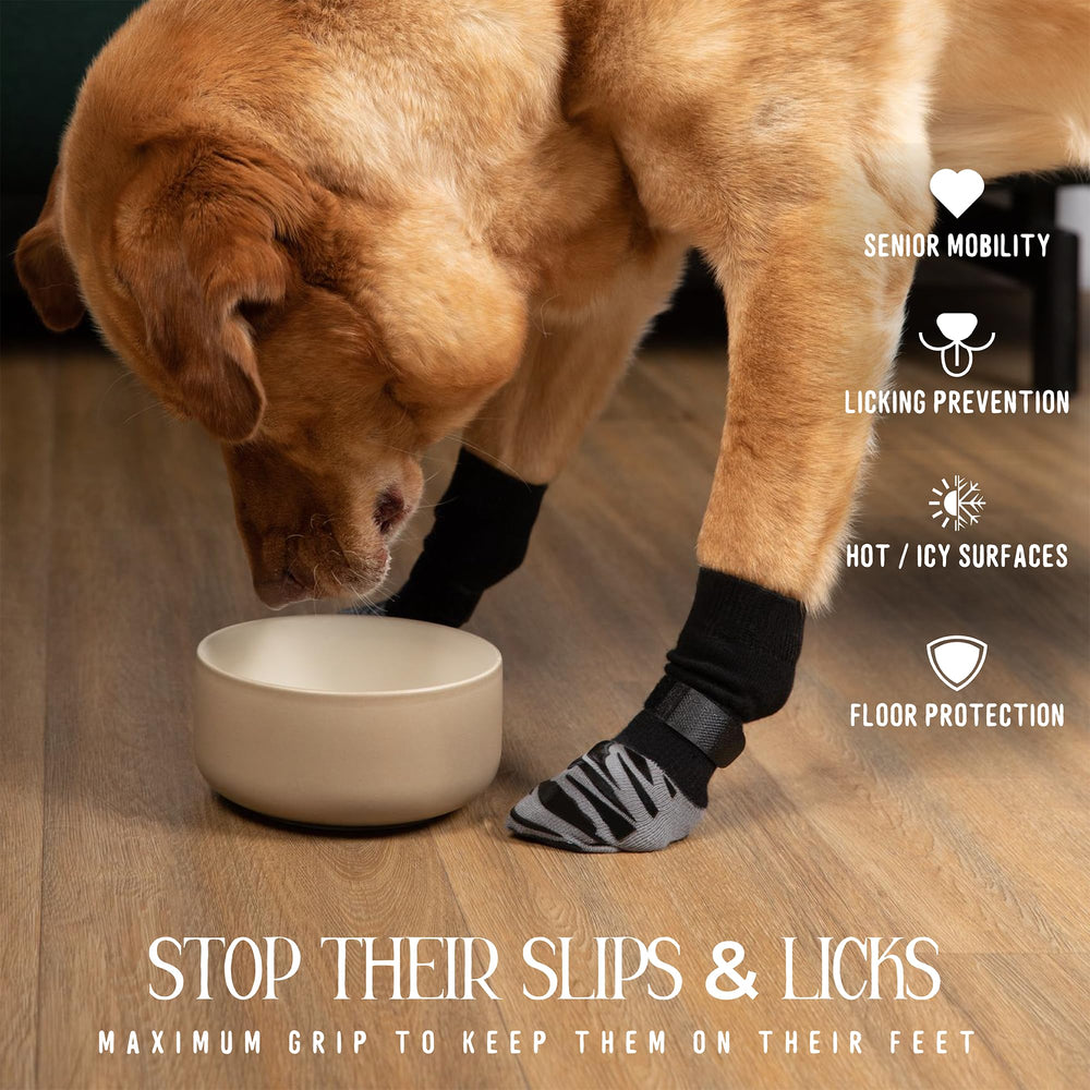 DOK TigerToes calcetines antideslizantes uso diario protegen patas en casa
